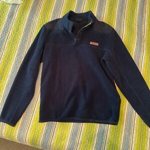 Vineyard Vines Navy Blue Pullover Fleece
